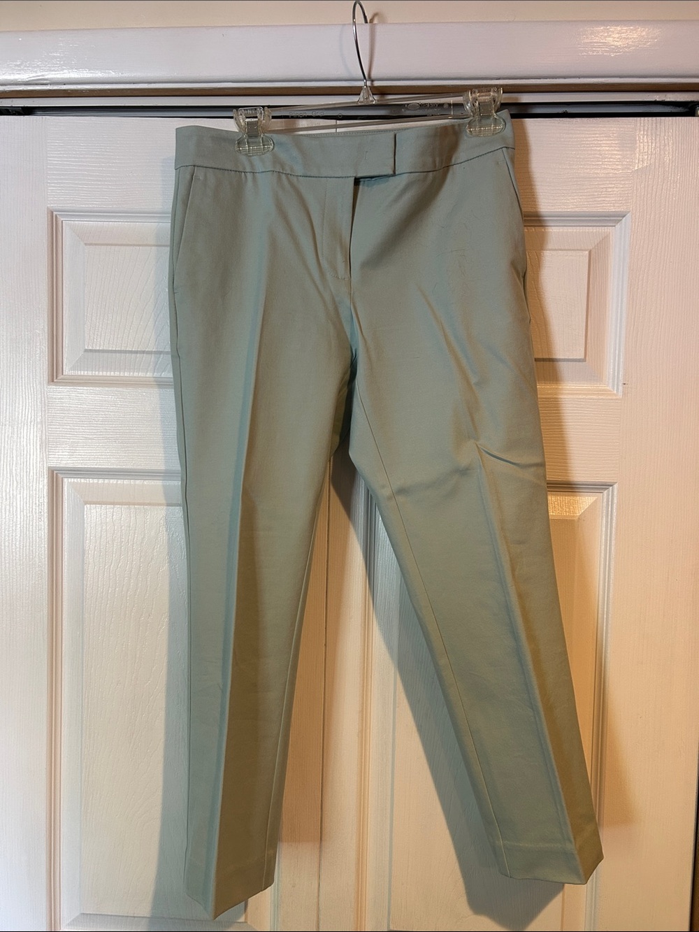 Women’s Light Sage Dress Capris - Stylish Slim Fit